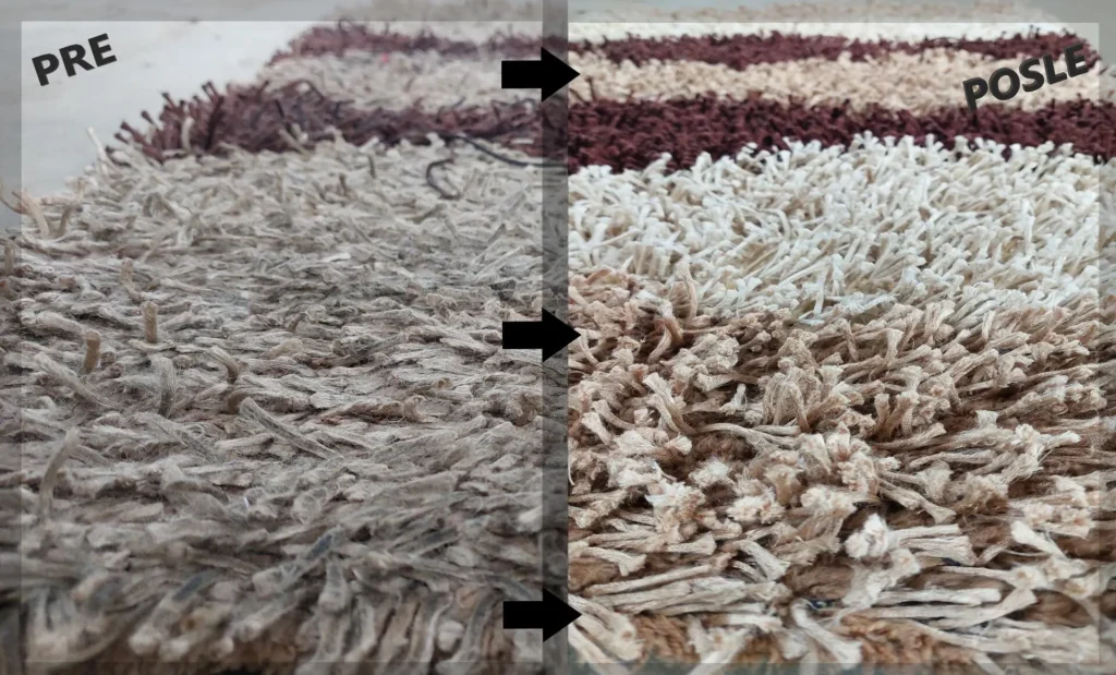 PrePosle2 Pranje tepiha Smederevo - Pre i posle pranja tepiha